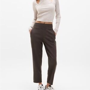 NWT Athleta Endless High Rise Pants in Truffle